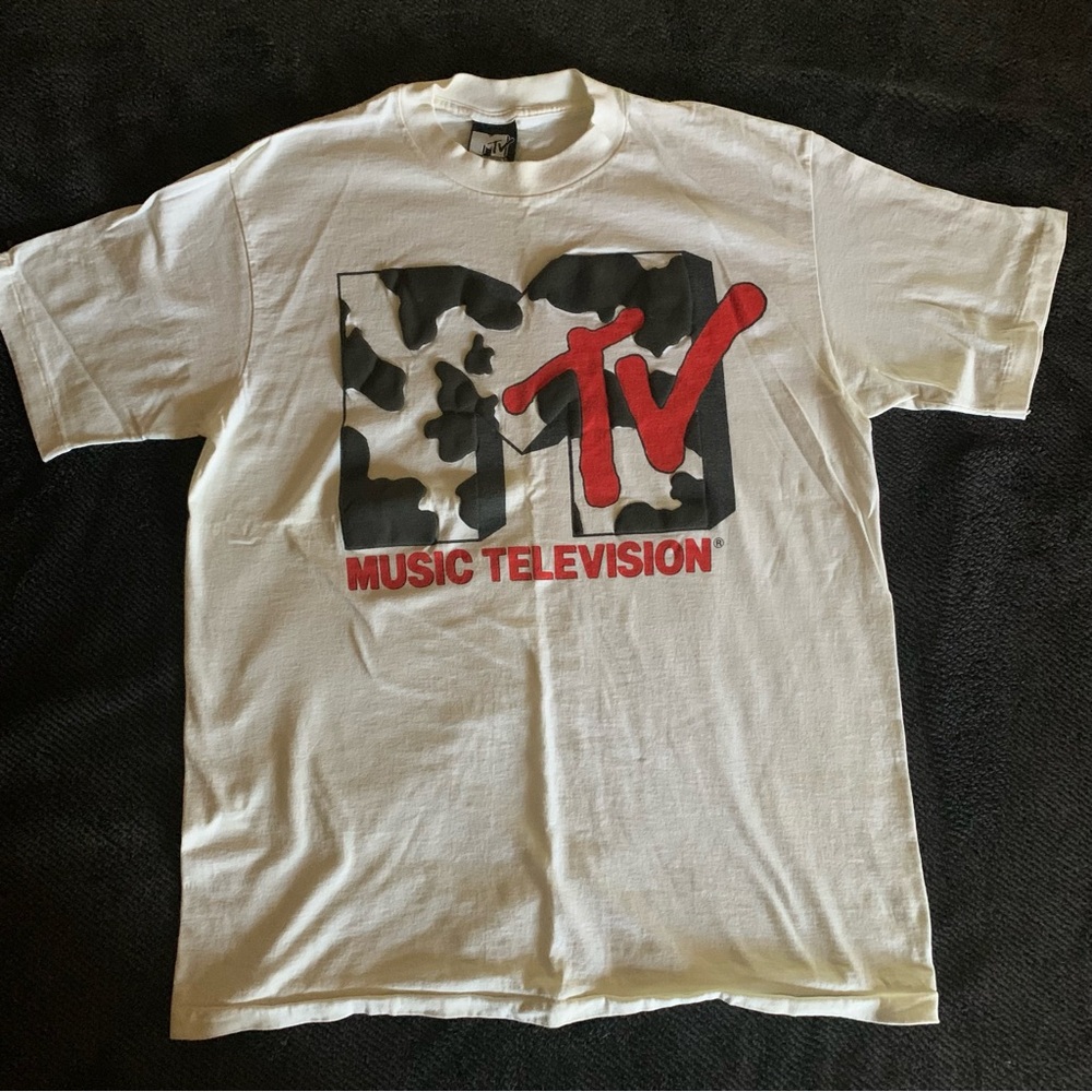 Vintage 90’s MTV logo silkscreen T-shirt